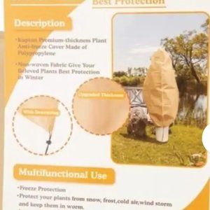 Brand New 1 Pc Plant Cover for Frost Protection